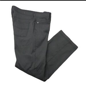 Prana Pants Mens 36x32 Gray Brion Cargo Pocket Slim Fit Outdoor Hiking Fishing